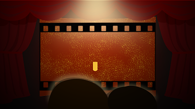 2020大年初一新年新春横报手机海报背景