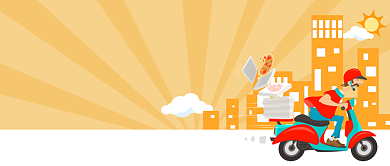 快递外卖速达公众号首图背景