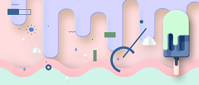 简约清新你好六月公众号首图背景