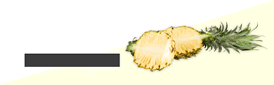 黄色水果凤梨菠萝促销banner背景