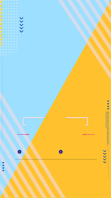 创意拼色公司企业招聘海报背景