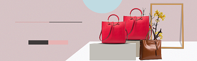 时尚女包新款促销banner背景