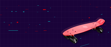 时尚科技体感电动滑板微信公众号素材图片背景