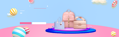 清新简约春季上新淘宝banner背景