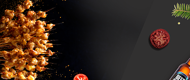 时尚美食撸串烧烤季微信公众号素材图片背景