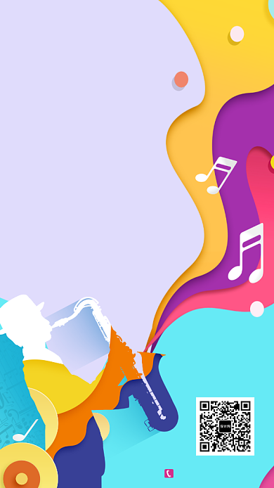 创世时尚音乐海报背景