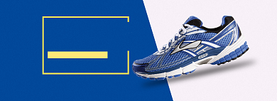 休闲潮流男鞋BANNER背景