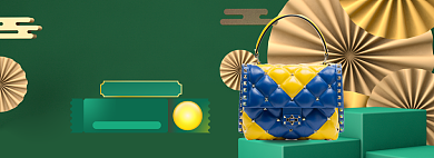 箱包大促海报banner背景