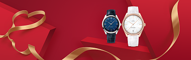 红色高端手表促销淘宝banner背景