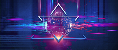 深蓝金融科技人工智能首图背景