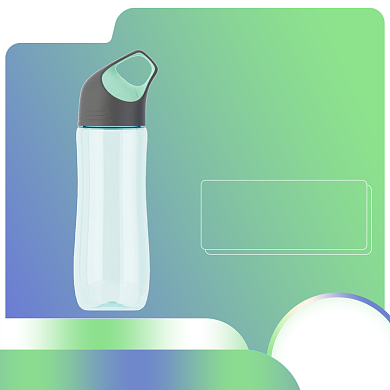 蓝色绿色感恩节大促保温杯直通车背景