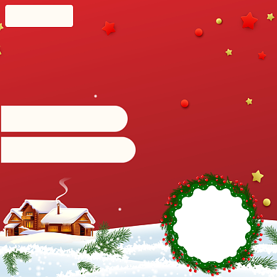 圣诞节红色直通车主图背景