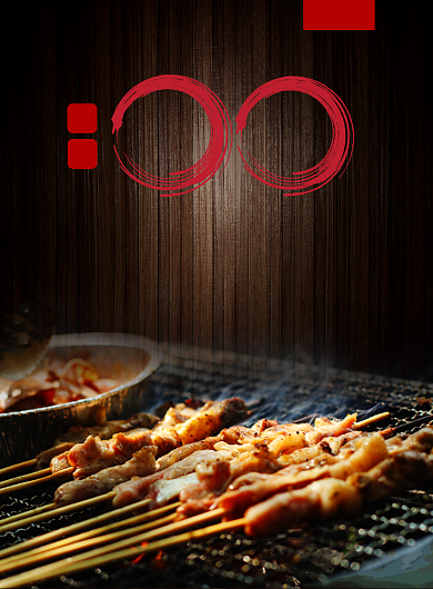 美味美食海报背景