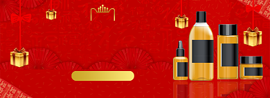 新年特惠焕新淘宝banner背景