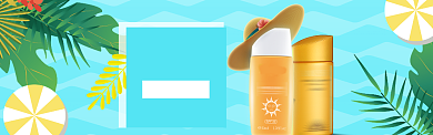 夏至上新电商淘宝创意banner背景