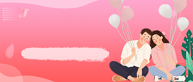 平面卡通七夕节可爱广告微信公众号素材图片背景