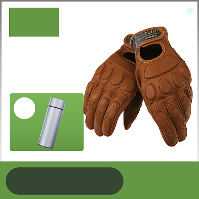 绿色滑雪节保暖手套直通车背景