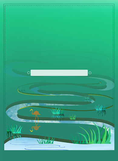 绿色大气保护水资源广告印刷海报模板背景