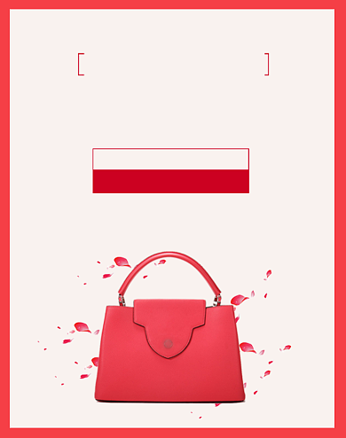 红色简约新款包促销电商海报背景