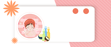 简约粉色韩式小气泡美容美妆促销活动广告微信公众号素材图片背景