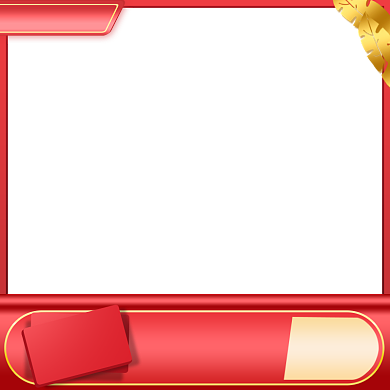 冬装清仓促销红金风格主图图标背景