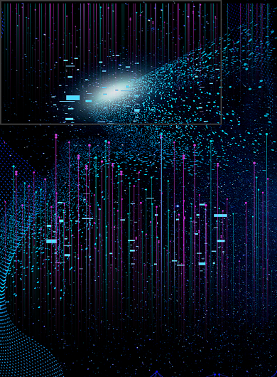 科技动感炫酷区块链商务海报背景