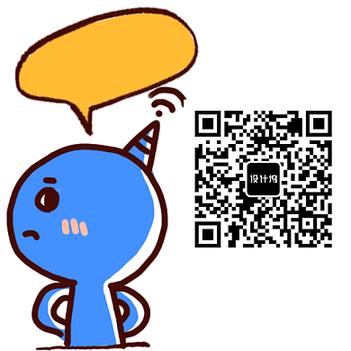 可爱卡通人物关注新媒体二维码背景