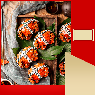 大闸蟹淘宝直通车图片背景