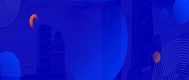 蓝紫色创意简约区块链数据公众号首图背景