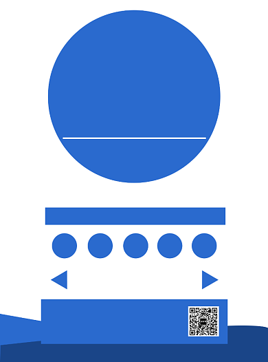 蓝色寒假培训班宣传单背景