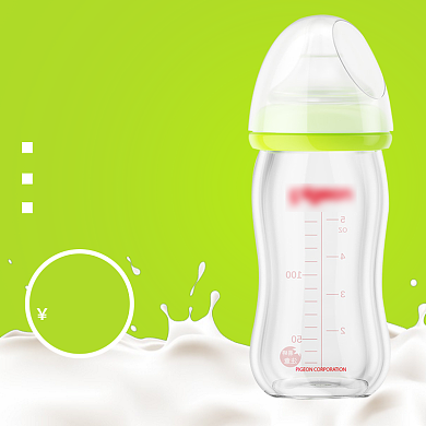 宽口径奶瓶促销淘宝直通车图片背景