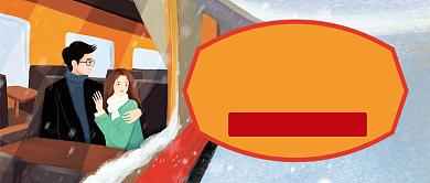 卡通温馨如何应对长辈催婚公众号首图背景