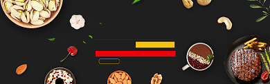 进口美味零食淘宝banner背景