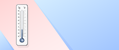 蓝色24节气小雪来了注意保暖首图背景