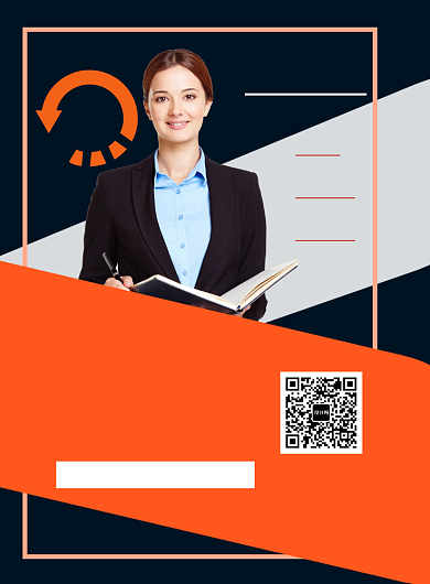 商务风金牌销售讲师印刷海报背景