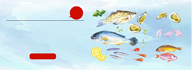 海鲜大放价淘宝banner背景