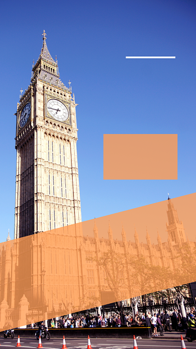 创意简约伦敦旅游手机海报模板背景