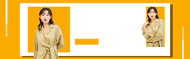 秋季女装上新banner背景