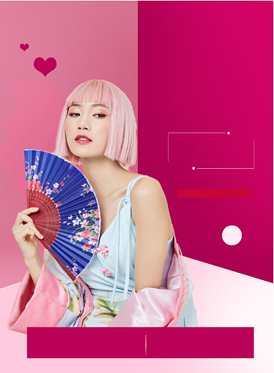 时尚女装海报模板背景