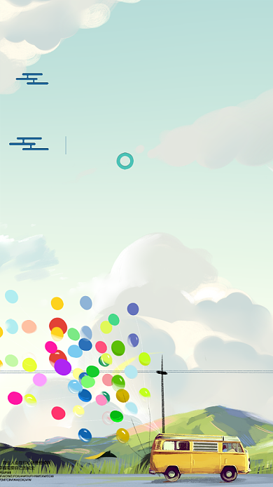 放下工作去度假简约手机海报背景