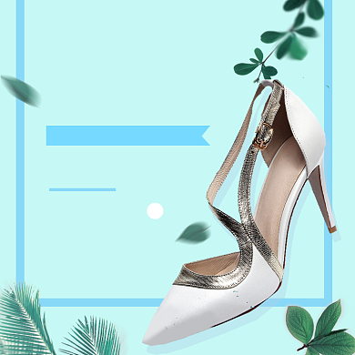 羊皮女鞋淘宝直通车主图模板背景