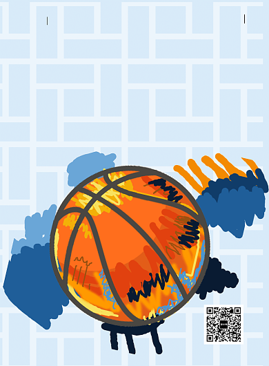 学校篮球社团招新广告印刷海报模板背景