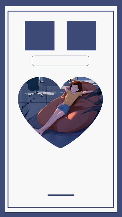 晚安祝福日签手机海报背景