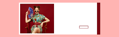 国潮经典女装banner背景