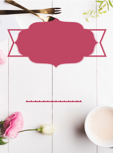 香浓咖啡简约浪漫印刷海报背景