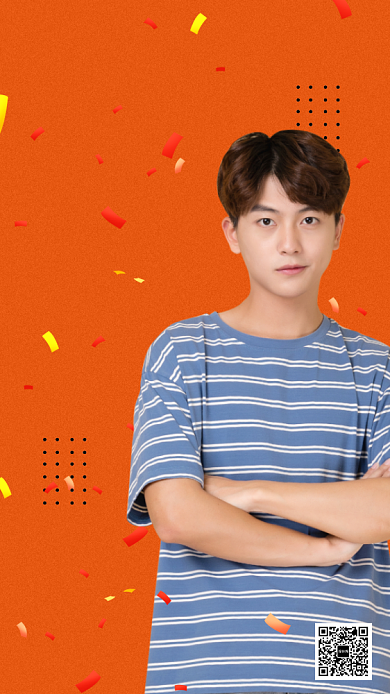 年终双12服装销售喜报手机海报背景