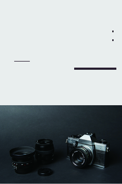 白色简约风格摄影印刷海报背景