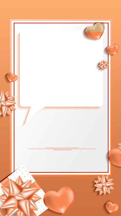 橙色创意女王节手机海报背景