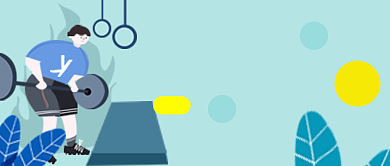 卡通平面清新30天减肥广告微信公众号素材图片背景