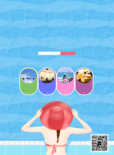 普吉岛旅游活动海报背景